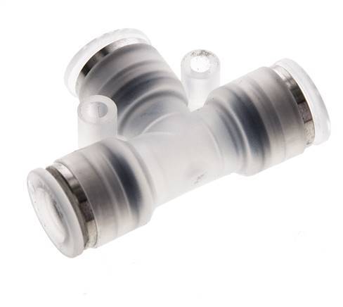 8mm Polypropylene (PP) Tee Push-in Fitting EPMD FDA