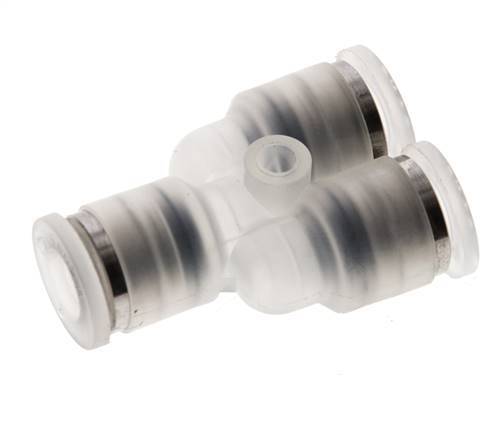 6mm Polypropylene (PP) Y Push-in Fitting EPMD FDA