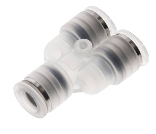8mm Polypropylene (PP) Y Push-in Fitting EPMD FDA