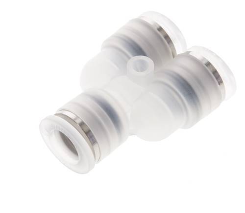 10mm Polypropylene (PP) Y Push-in Fitting EPMD FDA