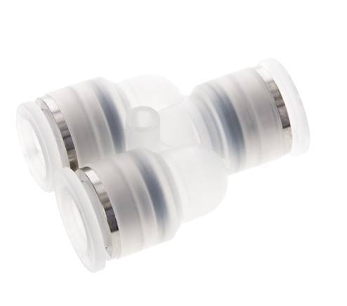 12mm Polypropylene (PP) Y Push-in Fitting EPMD FDA