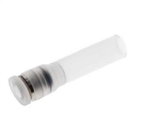 4mm x 8mm Polypropylene (PP) Push-in Fitting with Plug-in EPMD/PTFE