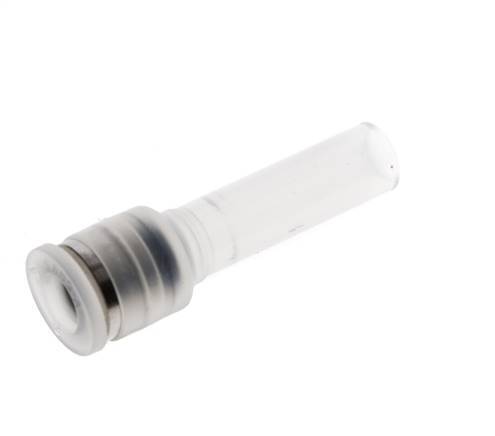 6mm x 8mm Polypropylene (PP) Push-in Fitting with Plug-in EPMD/PTFE
