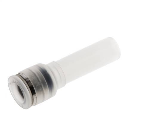 8mm x 10mm Polypropylene (PP) Push-in Fitting with Plug-in EPMD/PTFE
