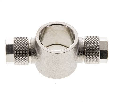 8x6 & G3/8'' Nickel plated Brass Banjo Tee Push-on Fitting