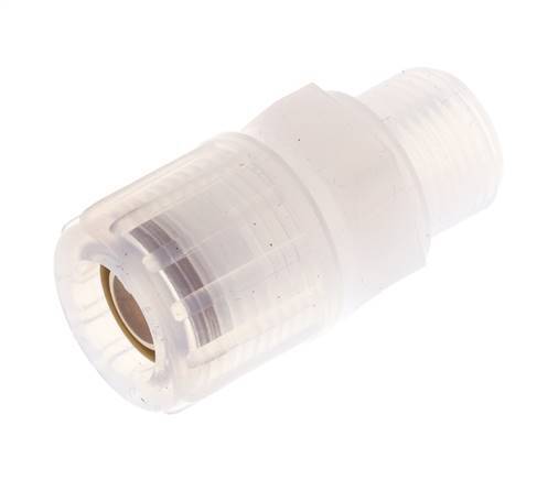 12x9mm & G3/8'' PFA Straight Cutting Fitting with Male Threads 10 bar
