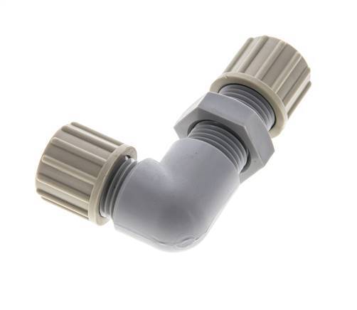 10x8mm PA Elbow Compression Fitting Bulkhead 10 bar