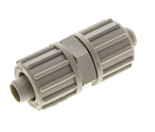 16x10mm PP Straight Compression Fitting 10 bar PVC and PA