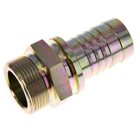 32 mm (1-1/4'') & G1-1/4'' zink plated Steel Hose Barb Male Safety collars