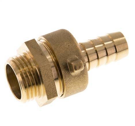 13 mm (1/2'') & G1/2'' Brass Hose Barb Male Flat Sealing NBR Wing Nut