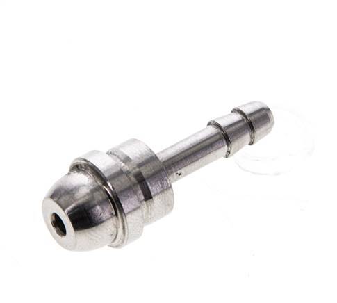 4 mm Stainless Steel Hose Barb without Union Nut (G1/4'')