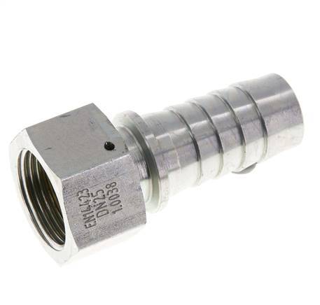 25x40 mm & G1'' zink plated Steel Hose Pillar with Union Nut DIN EN 14423 / DIN 2826
