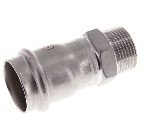 Press Fitting - 28mm Female & R 3/4'' Male - Stainless Steel