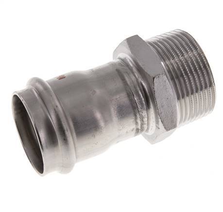 Press Fitting - 35mm Female & R 1-1/4'' Male - Stainless Steel