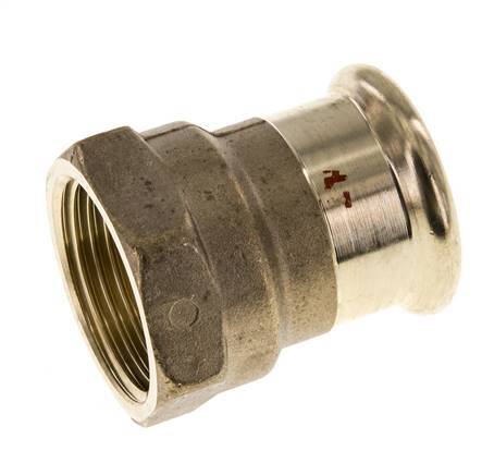 Press Fitting - 22mm Female & Rp 1'' Female - Copper alloy