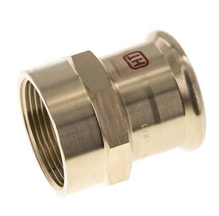 Press Fitting - 42mm Female & Rp 1-1/2'' Female - Copper alloy