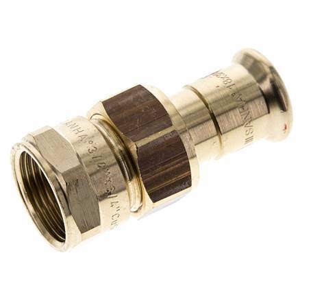 Union Press Fitting - 18mm Female & Rp 3/4'' Female - Copper alloy Flat Sealing