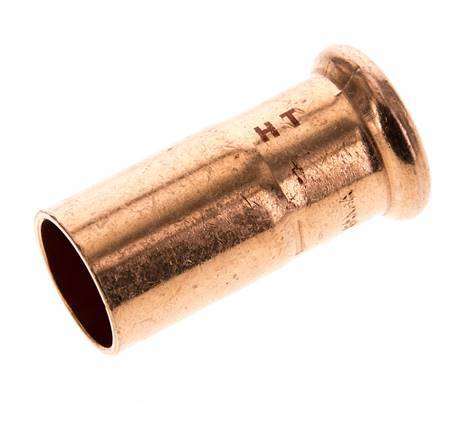 Press Fitting - 18mm Female & 22mm Male - Copper alloy