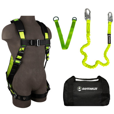 Opens dialog Safewaze FS140-S/M - PRO Bag Kit: FS185-S/M Harness, FS590 Lanyard, FS811-6 Anchor, FS8150 Bag