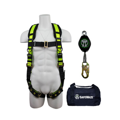 Opens dialog Safewaze FS146-S/M - PRO Bag Combo: FS185-S/M Harness, FS-FSP1407-W SRL, FS8150 Bag