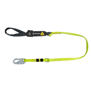 Opens dialog Safewaze FS560-AF-SE-AJ - Arc Flash 4'-6' Adjustable Energy Absorbing Lanyard: Snap Hook, Soft Loop