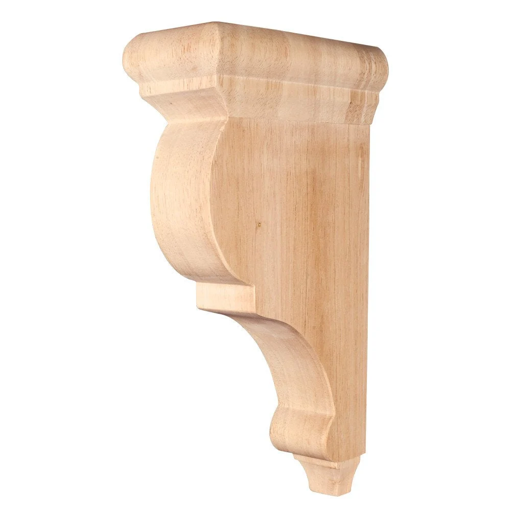 Hardware Resources CORG-ALD 3″ W x 6-1/2″ D x 12″ H Alder Smooth Corbel
