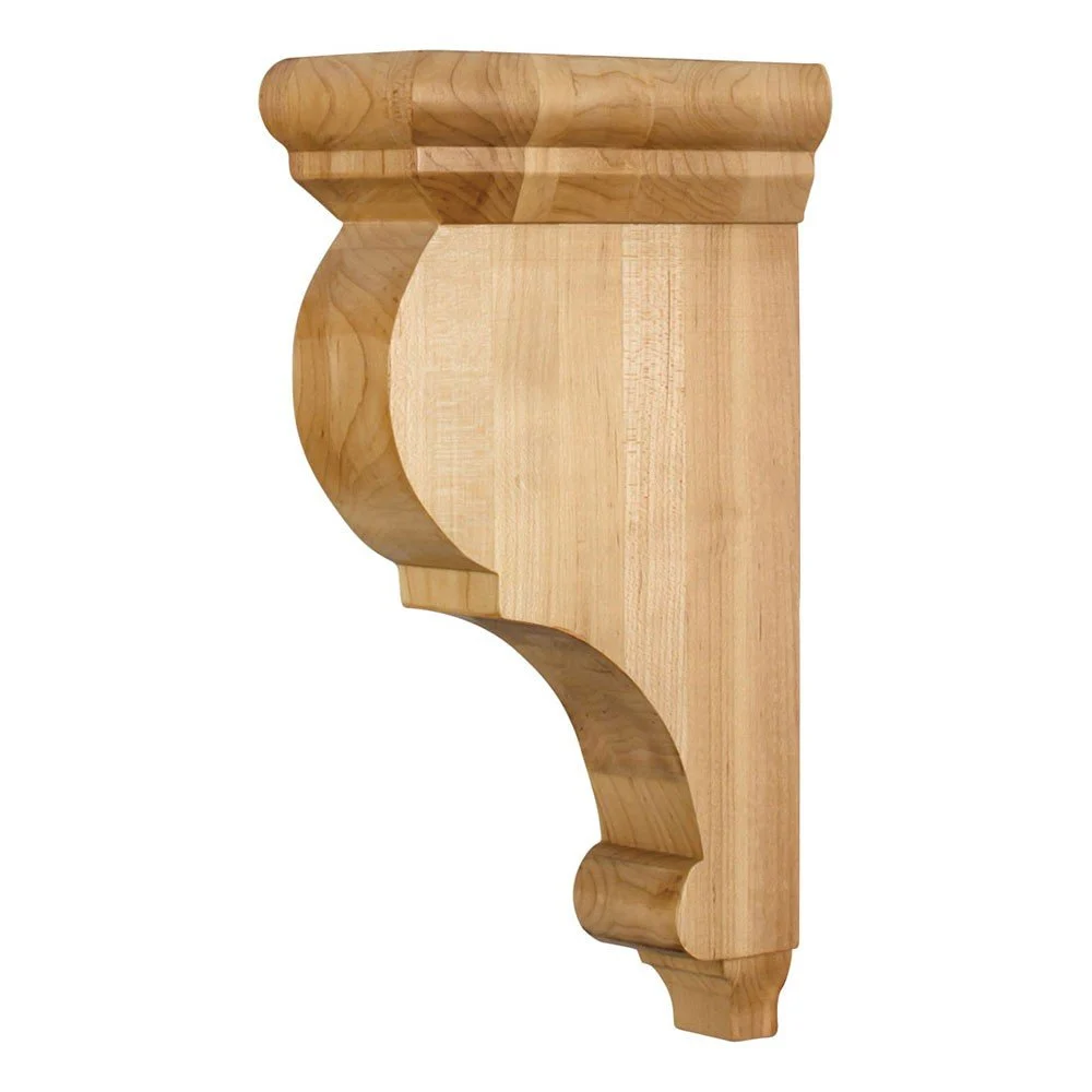 Hardware Resources CORG-WB 3″ W x 6-1/2″ D x 12″ H White Birch Smooth Corbel