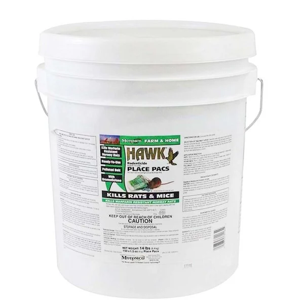 Hawk Rat & Mouse Bait 1.5 OZ 150 CT
