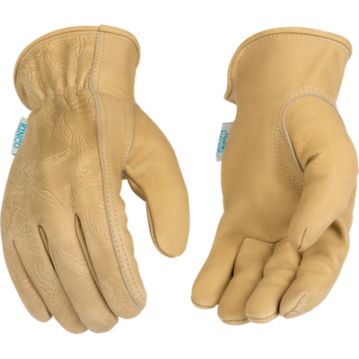 Kinco Hydroflector Womens Small Grain Cowhide Driver Gloves (398PW-S)