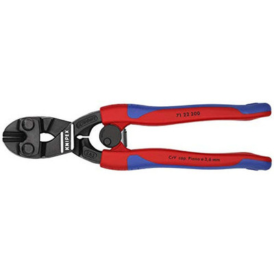 Knipex Angled CoBolt Cutters 8-Inch (7122200SBA)