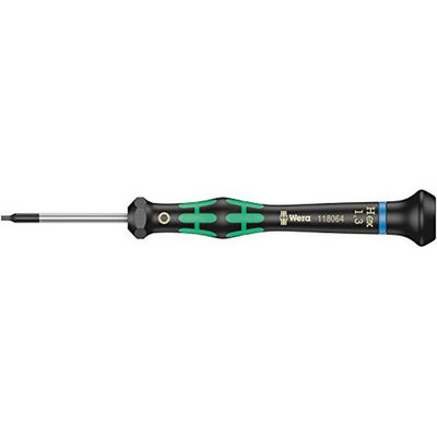 Wera 2054 Micro Hexagon Electronics Precision Screwdriver 0.05″ × 40 mm (JB-WER-05118074001)