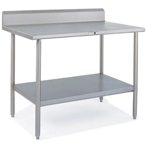 John Boos ST6R5-30120SSK 120″ x 30″ Work Table w/Riser Top