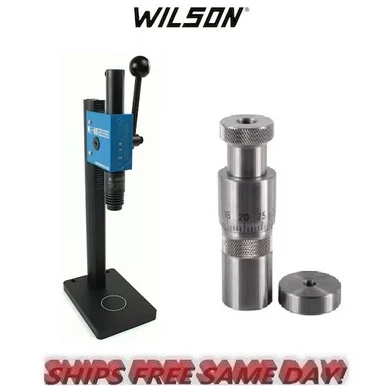 K&M LE Wilson Arbor Press w Standard Force Ram & Dial w/ Inline Seater for 7mm PRC #