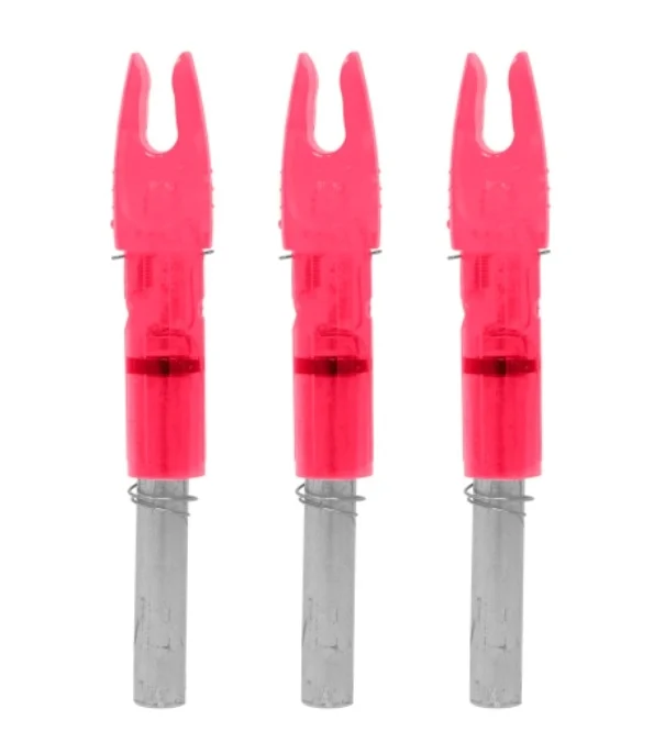 Lumenok Lighted Arrow Nock Red 3 Pack