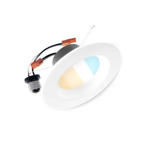 NovaLux 4-in 10W LED Retrofit Downlight, Dimmable, E26, 750 lm, 120V, CCT Selectable, White