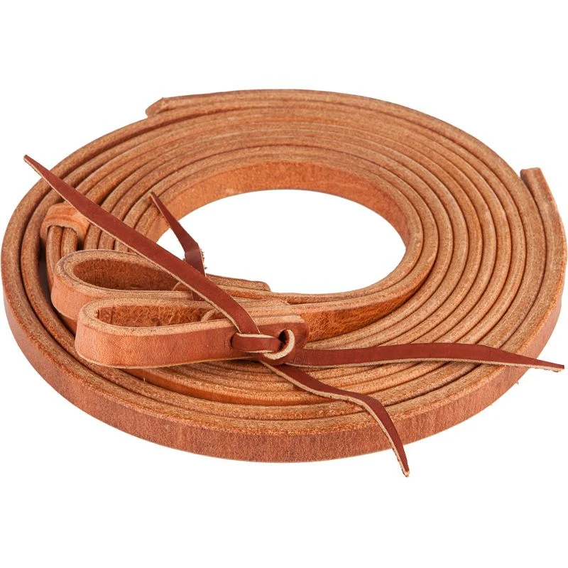 NRS Tack Hand Rubbed 5/8in X 8ft Split Reins