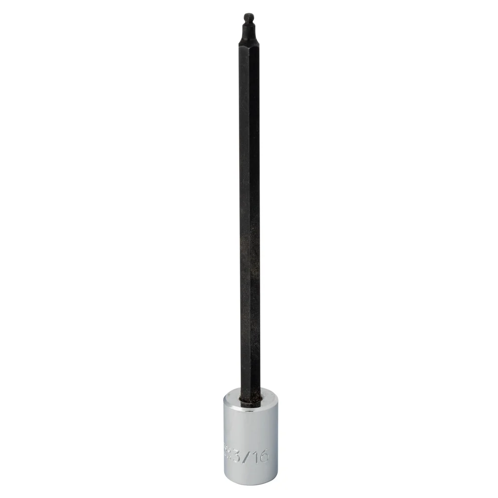 Proto, J49903/16ST, HEX BIT SOCKET, 3/8 in Drive, 3/16 in Size, Full Polish Chrome, Metal