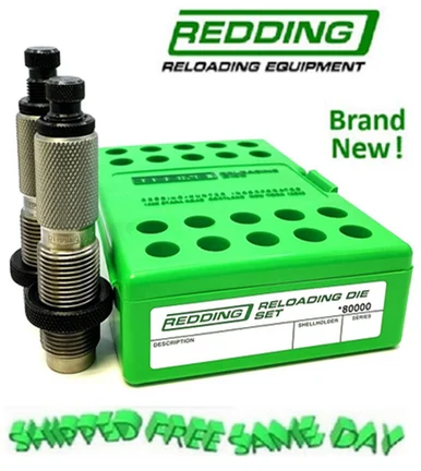 Redding 2 Die Set Includes Seating and Sizing Die for 307/308 Winchester # 80155