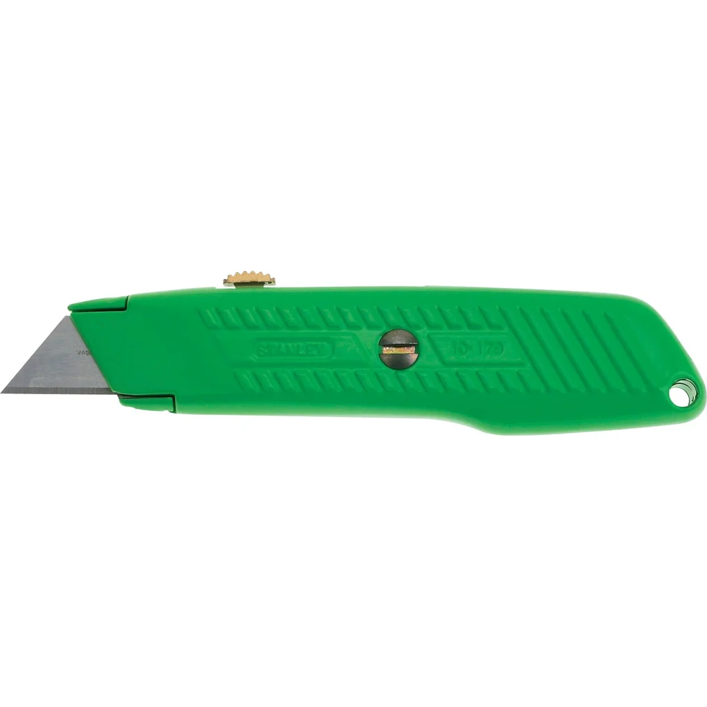 Stanley, 10-179, Retractable Utility Knife, 3-position blade, Heavy-duty metal body, Blade storage for 10 blades, Includes 3 utility blades