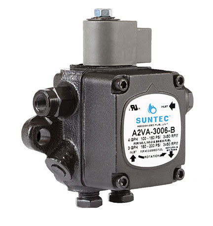 Suntec A2VA-3006B Single Stage Fuel Oil Pump 3 GPH 3450 RPM CW-R